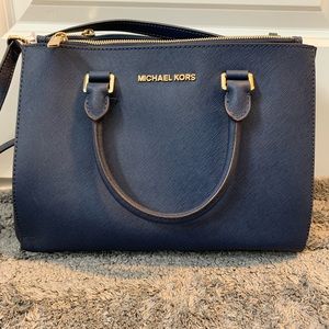 Michael KORS blue purse VGUC